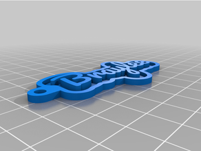 braylee my personalizzato chiave catena personale 3d print model - Mito3D