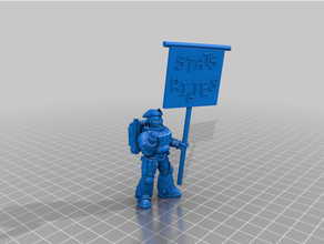 totally accurate arch space marine libertarian 3d print model - Mito3D