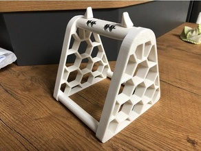 hexa carretel suporte adaptável bobine configurável Derouleur Projeto flexível lista roulement Tamanho tamanhos pequeno inteligente cunha 3d print model - Mito3D