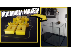 aquarium maker kit 3d printed tools making silicone 3d print model - Mito3D