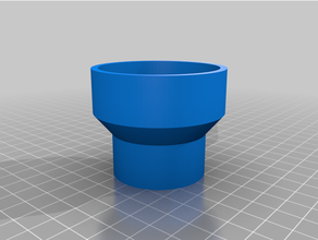 pipe adapter customized 3d print model - Mito3D