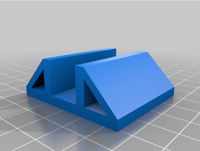 shelf foot bracket mount support 3d print model - Mito3D