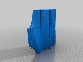esquilo vaso caos coleção 35 loft elevado espiral modo voxel voxelatado voxelizado 3d print model - Mito3D