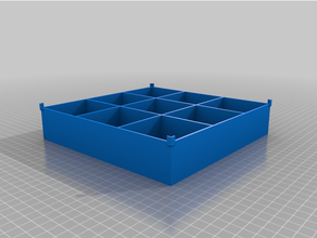 stackable organization tray perler perler-beads 3d print model - Mito3D