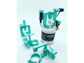 automatico mano disinfettante gel dispenser bot arduino Fai elettronica 3d print model - Mito3D