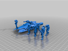 selkath Ejército estrella guerras legión escala 3d print model - Mito3D