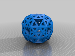 convexoctahedral5v p50 p55 p60 1 2 6 15 16 convex geodesic octahedral 3d print model - Mito3D