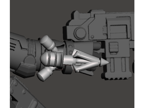 interestelar Jarhead braço montado lutando gancho 3d print model - Mito3D