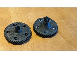 tarmo4 split bolted version output gear 3d print model - Mito3D