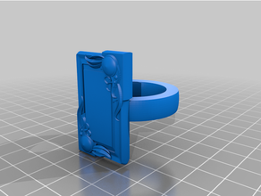 dnd magia articulo anillo deletrear torneado apuntalar 3d print model - Mito3D