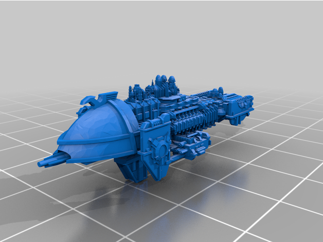 bfg novum ponerse cuclillas escolta flota batalla gótico 3D print model - Mito3D