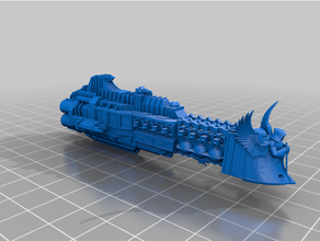 bfg ostentoso transportista flota batalla gótico 3d print model - Mito3D