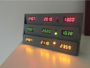 future - delorean clock fun hobby 3d print model - Mito3D