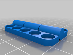 customized parametric hinge 3d print model - Mito3D