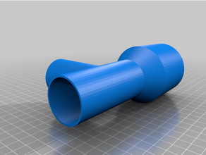 dw745 vuoto tubo flessibile Absaughatapter adattatore 3d print model - Mito3D
