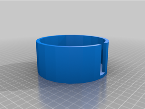 solid scalable coaster holder 3d print model - Mito3D