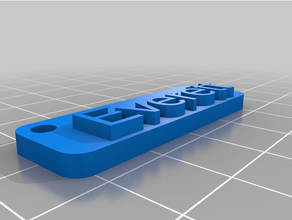 customized clever tag 3d print model - Mito3D