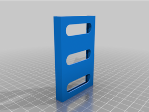 guidato distanza under desk titolare supporto striscia underdesk 3d print model - Mito3D