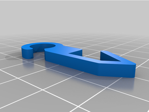 Vorhang Ring Clip Haken Vorhanghaken 3d print model - Mito3D