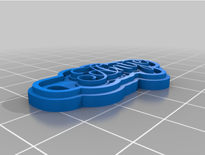 keychain-antje-2 customized 3d print model - Mito3D