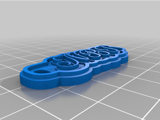 keychain nbt personalizado 3D print model - Mito3D