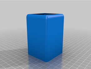 box vase flower 3d print model - Mito3D