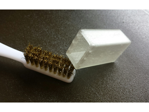 flexible wire brush cover cura freecad tpu 3d print model - Mito3D