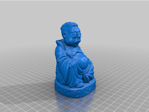 Bruddah böcek suyu Buda şişman pop buddha 3d print model - Mito3D