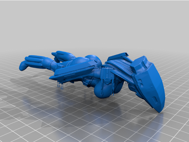 battlestar Pégase anime 3D print model - Mito3D