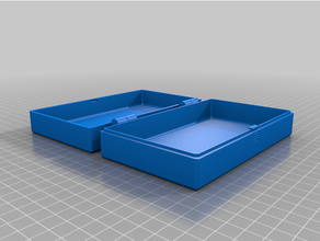 menteşeli Kutu kağıt işi özelleştirilmiş 3d print model - Mito3D