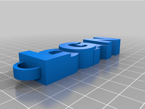 keyrings emilia logan tags 3d print model - Mito3D