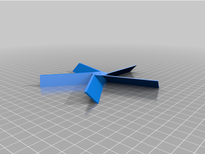 customized propeller fan 3d print model - Mito3D