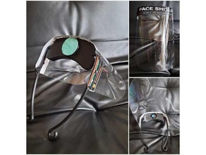 innovative anti-fogging face shield cooling fan 3dverkstan 40mm covidfaceshield faceshield 3d print model - Mito3D