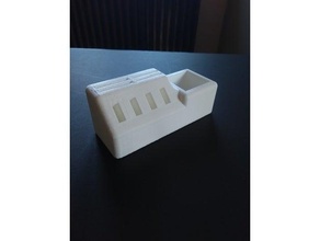 desktop usb sd holder microsd card micro sdcard stick wireless mouse 3d print model - Mito3D
