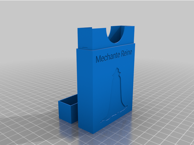 mechante reine personnalisé 3D print model - Mito3D