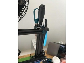 ender 3 pro tool holder creality scissor usbc usb 3d print model - Mito3D
