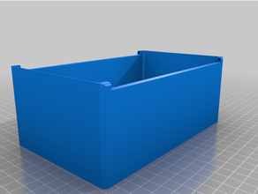 customized magnetic hinge box 3d print model - Mito3D