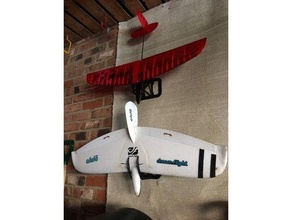 pug alula dlg holder trek angelwingdesigns cg centre gravity discus launch glider dreamflight wing wall mount zohddart zohd dart 3d print model - Mito3D
