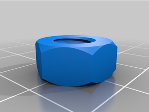 corner clamp nut customized 3d print model - Mito3D