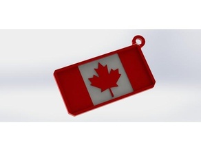 Canada porte clés canadien 3d print model - Mito3D