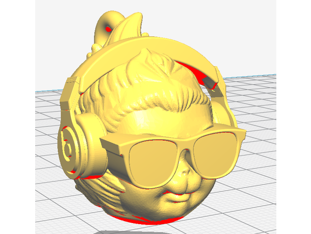 funky monkey keychain 3D print model - Mito3D