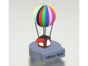 moon bird game statue virtual reality 3d print model - Mito3D