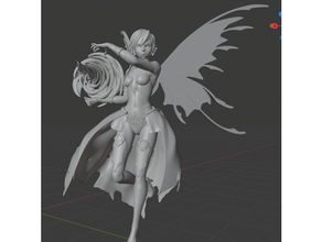 fairy anime airball 3d print model - Mito3D