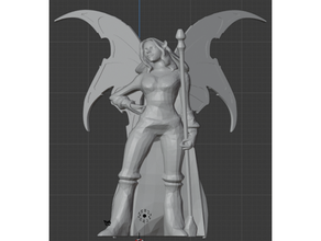 peri kadın Druid Zindanlar ejderhalar 3d print model - Mito3D