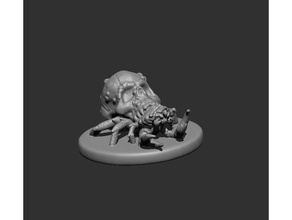 osso caranguejo crabmini dnd água miniatura masmorra mestre masmorras dragões eremita lagosta mini miniaturas 3d print model - Mito3D