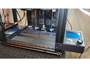ender 5 storage 3d printer parts upgrade creality customized pro upgrades mods box tool holder 3d print model - Mito3D