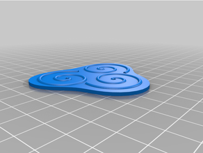 avatar element saç taraklar aang Aksesuarlar hava Bükücü atla avatartla mavi Kostüm oyunu parça karikatür aksesuar destek dekoratif nesne Dünya 3d print model - Mito3D