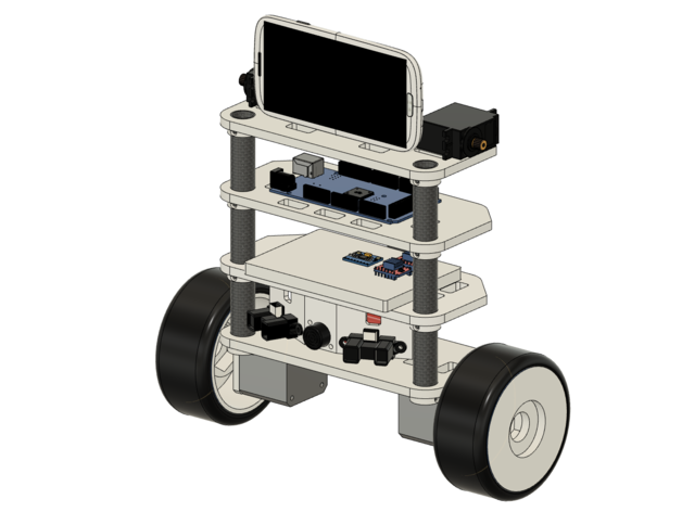 balance robot ardumega v1 3D print model - Mito3D