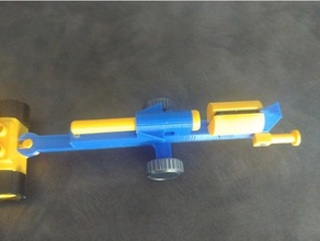 legna splitter giocattolo 3d barra chopper distruttore spaccalegna 3d print model - Mito3D