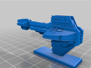 starhawk class acorazado 3d print model - Mito3D